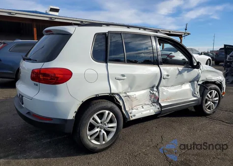 2016 Volkswagen Tiguan S из США, поврежденный, VIN WVGAV7AX1GW586219